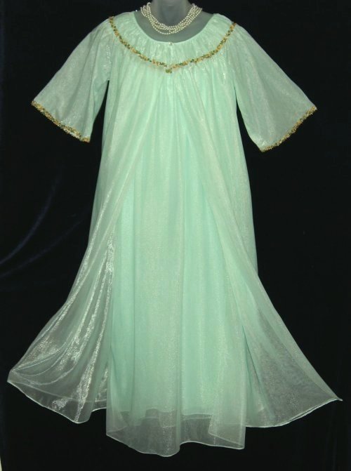 Edward Saykaly Green Peignoir