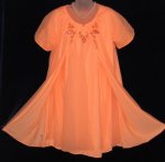 Molyclaire Tangerine Peignoir