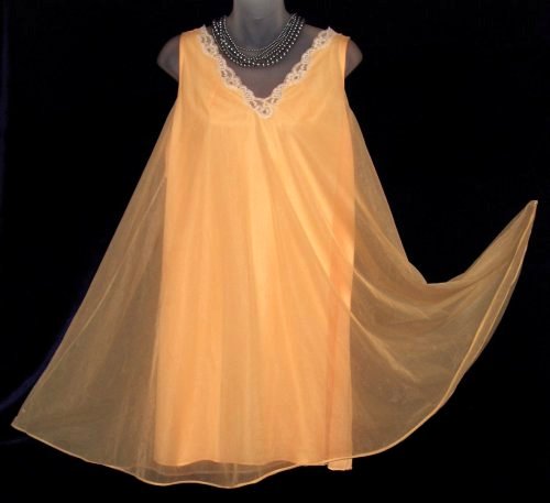 French Maid Peach Nightgown
