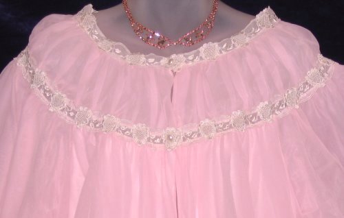 Vintage Vanity Fair Peignoir Pink