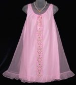 Lov'Lee Pink Babydoll Peignoir