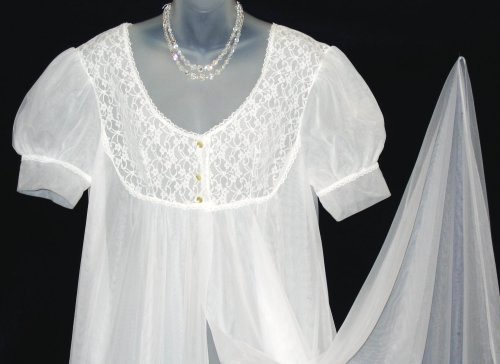 Vintage Lov'Lee Double Chiffon Peignoir