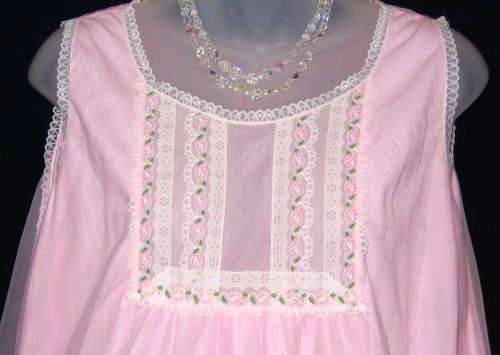 Lace Detailing on Nightgown by Patricia