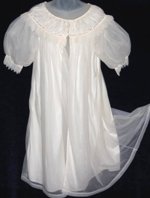 Vintage Dorsay Crystal Pleat Peignoir