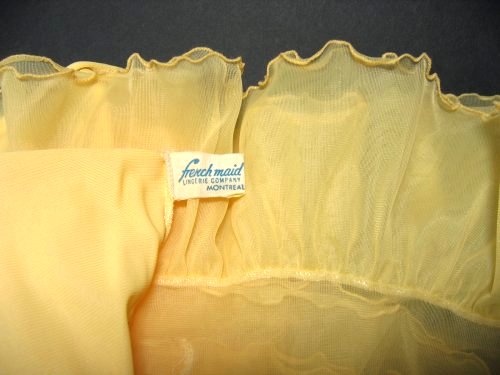 French Maid Tag on Chiffon Ruffles