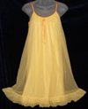 Orange Ruffled French Maid Nightgown