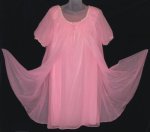 Vintage Pink Peignoir Set