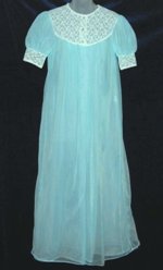 LovLee Baby Blue Double Chiffon Peignoir