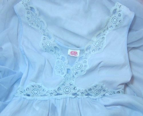 Blue Lace Nightgown