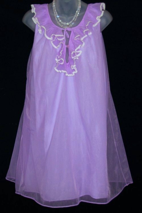 Vintage Slumber Suzy Purple Nightgown