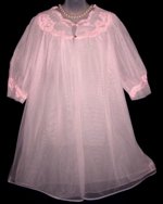 Kayser Pink Lace Peignoir