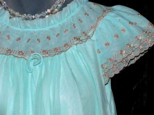 Embroiderey on Nightgown