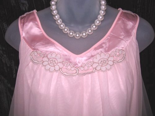 Vintage Sears Roebuck Vintage Pink Babydoll Nightgown